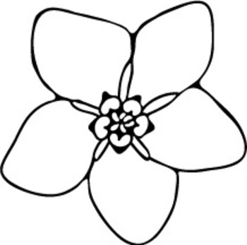 Forget Me Not Flower Clip Art