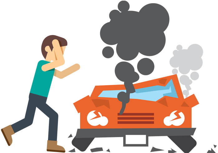 Transparent clipart car crash