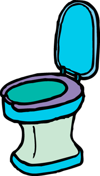 Cartoon toilet clipart