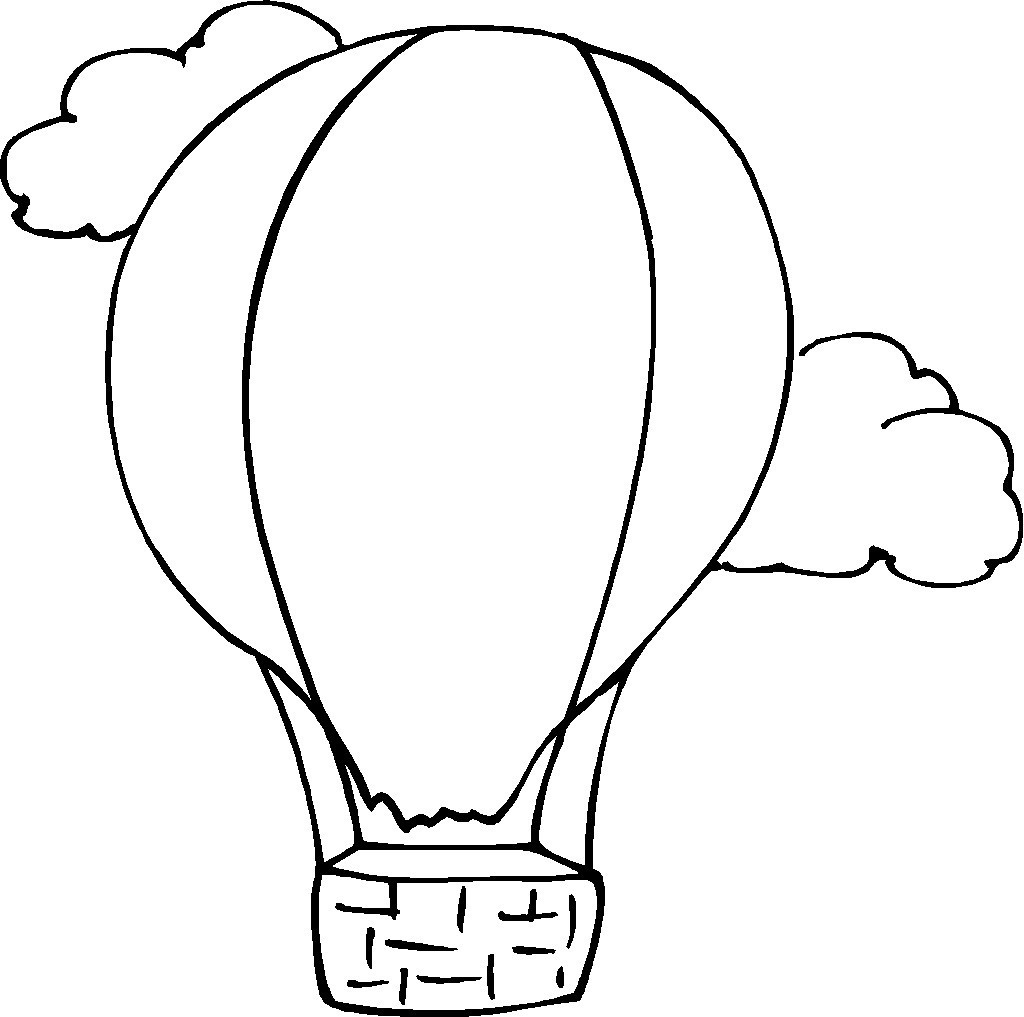 Hot Air Balloon Outline | Free Download Clip Art | Free Clip Art ...