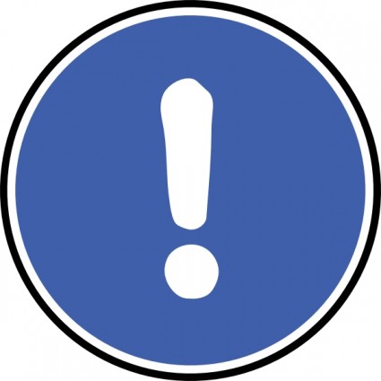 Clipart exclamation mark free