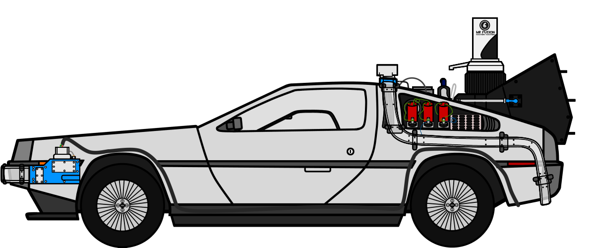 Delorean clipart - ClipartFox