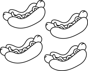 Hot dog clipart image delicious hot with mustard 5 4 - Cliparting.com