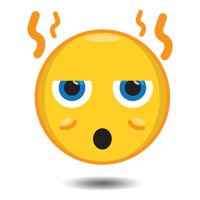 Character Characters Hot Smiley Emoticon Heat Steaming Steam Free ...