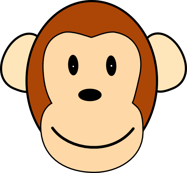 Monkey Face Clipart