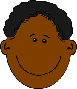 Happy boy face clipart