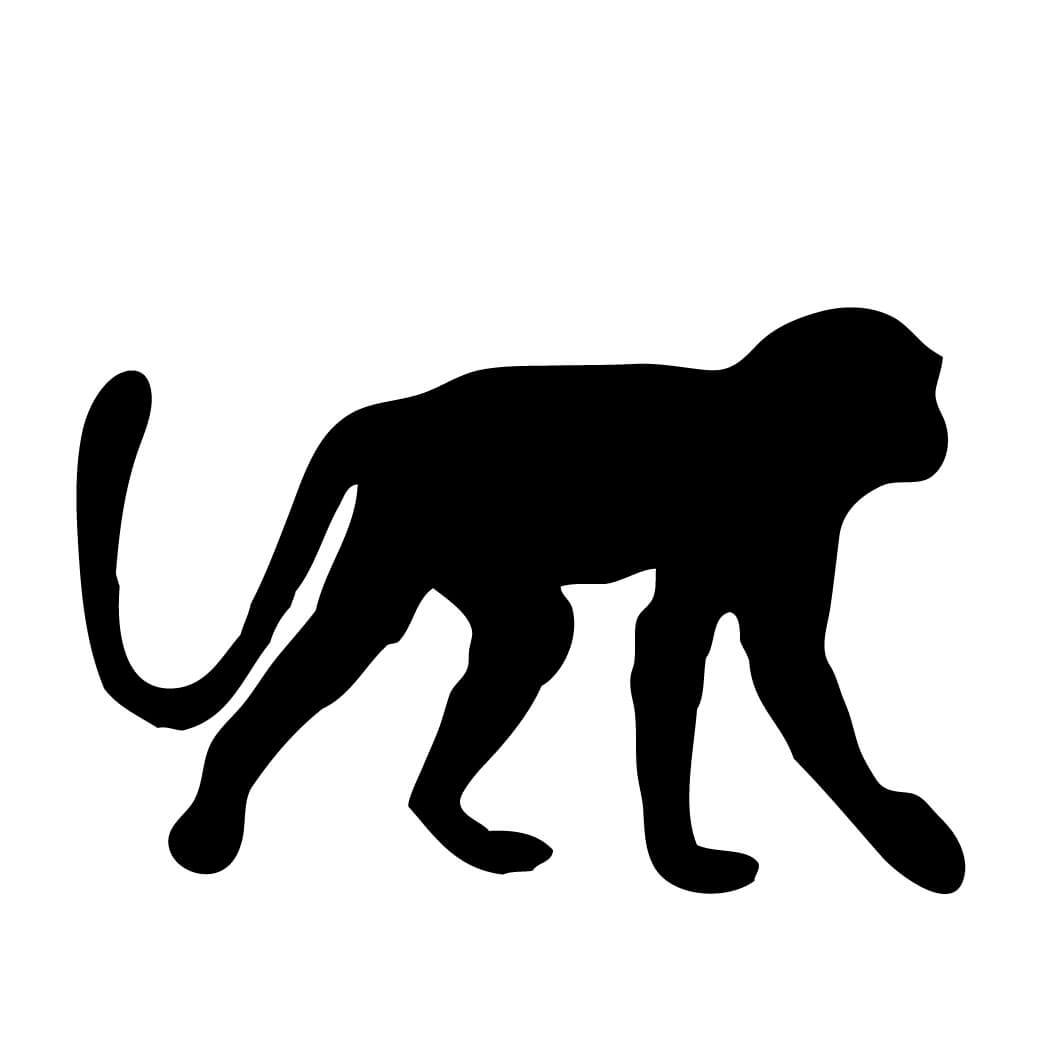 34+ Monkey Silhouette Clipart