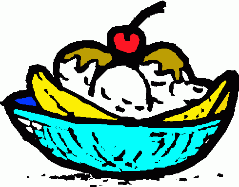 Banana Split Clipart