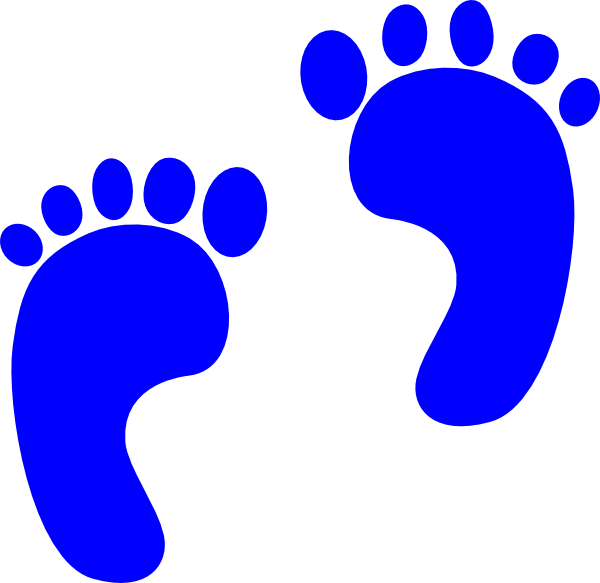 Baby Footprints Clipart
