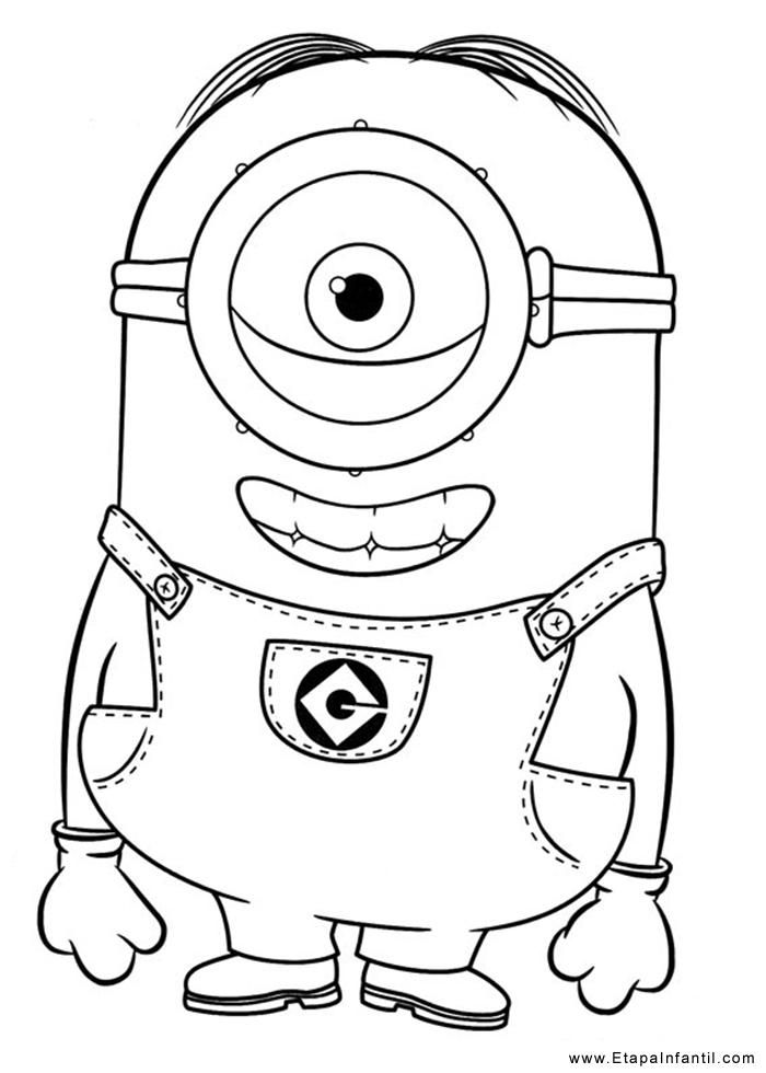 MÃ¡s de 1000 ideas sobre Dibujos Para Colorear Minions en Pinterest ...