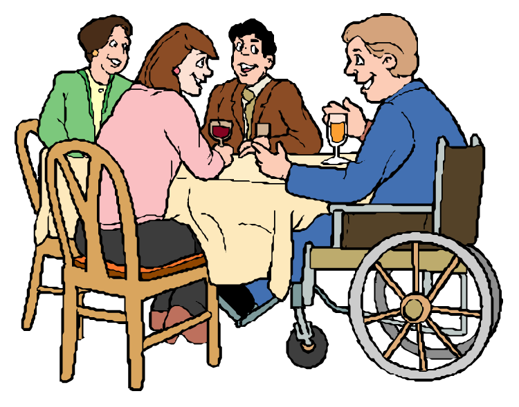 Funny Family Dinner Clipart
