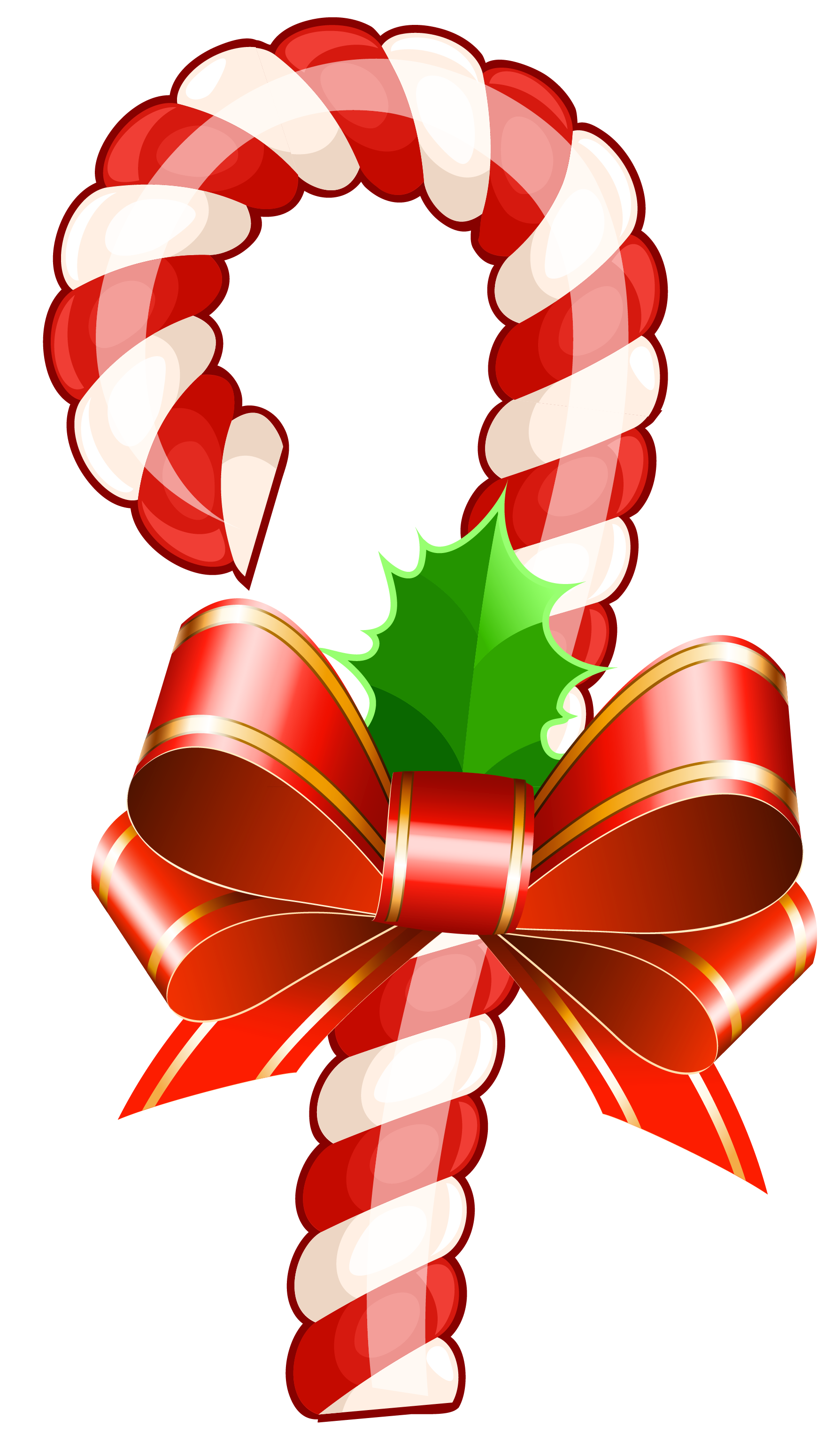 Free christmas candy cane clipart