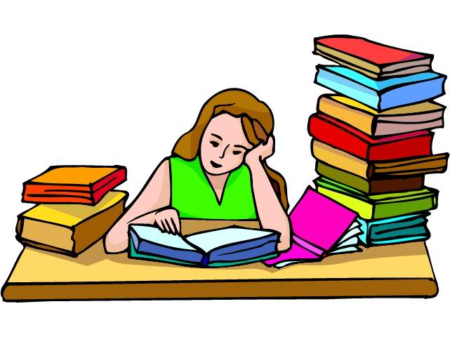 College Student Studying Clipart - Free Clipart Images