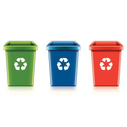 Recycling Bin Clip Art, Vector Images & Illustrations