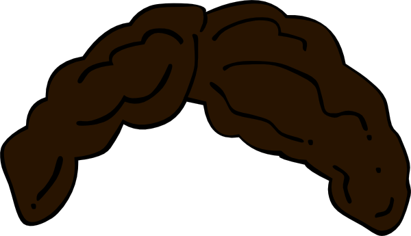 Black Hair Wig Clipart