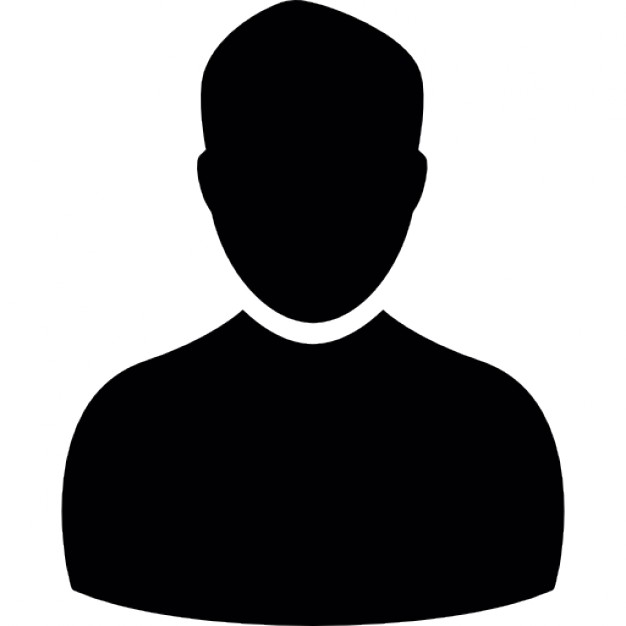Male user silhouette Icons | Free Download
