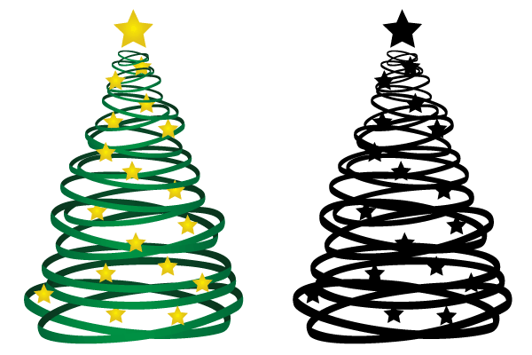 Christmas Tree Free Vector | 123Freevectors