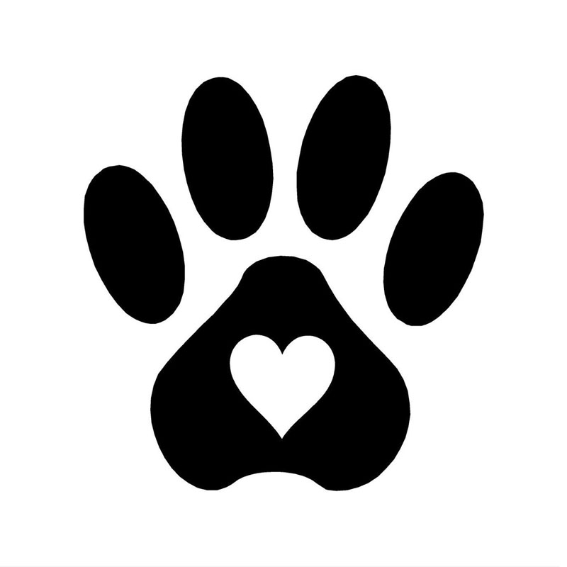 Popular Paw Print Car Stickers-Buy Cheap Paw Print Car Stickers ...