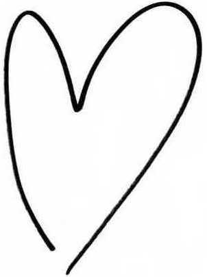 Heart Line Drawing