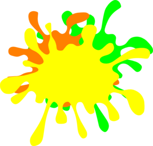 Green Splat Clip Art - vector clip art online ...