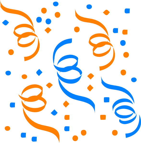 Animated Confetti Clipart