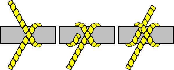 Knot Illustration (clove Hitch) Clip Art - vector ...