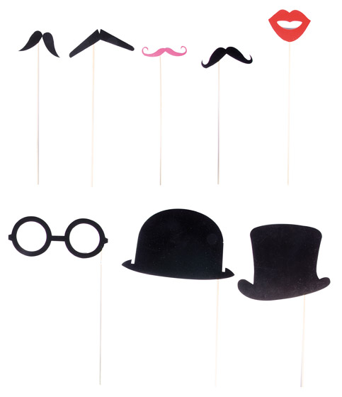 Kit accessoires photobooth 12 piÃ¨ces. Pratique, ce kit de 12 ...