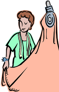 Clipart dress making