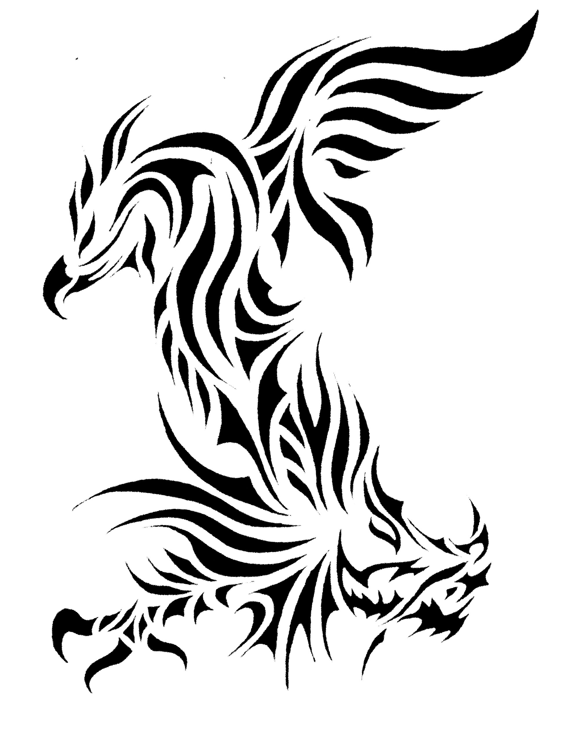 Cool Easy Dragon Tattoo Designs Draw | Images Guru
