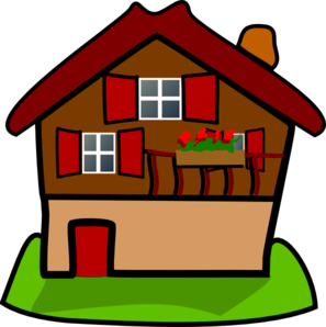 Cartoon House clip art - vector clip art online, royalty free ...