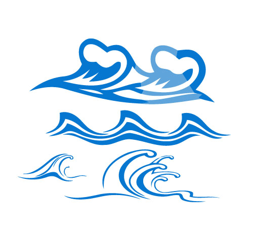 Ocean Waves Vector Download for Free