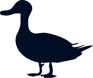 Duck Silhouette Lance clip art - vector clip art online, royalty ...