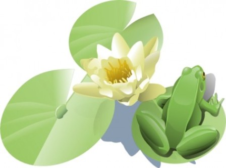 Download Leland Mcinnes Frog On A Lily Pad Clip Art Vector Free ...