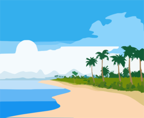 Beach clip art - vector clip art online, royalty free & public domain