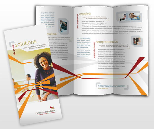 Computer Support: Computer Support Brochure Templates