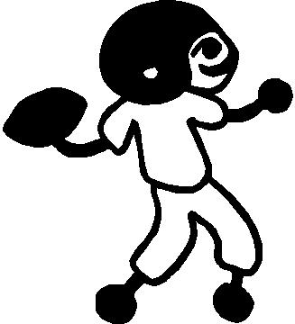 Stick Figure Family Decals :: Football Player Stick Figure Decal ...