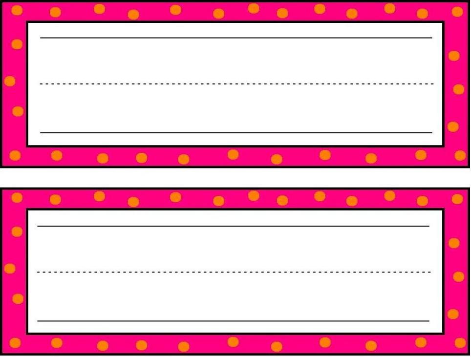 Preschool Printable Calendar Items