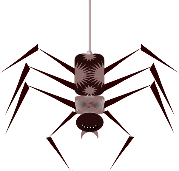 Spider Bug Insect clip art - vector clip art online, royalty free ...