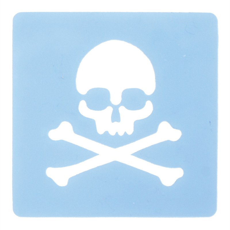 Culpitt - Culpitt Skull & Crossbone Stencil ...