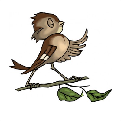 Cartoon Chickadee