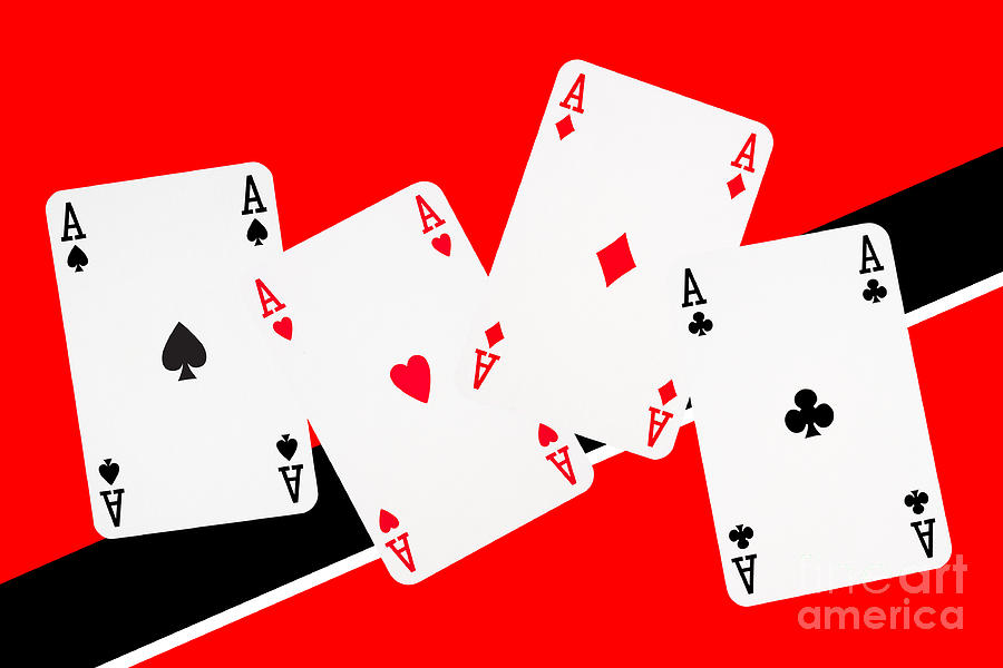 Playing Cards Aces Photograph by Natalie Kinnear - Playing Cards ...