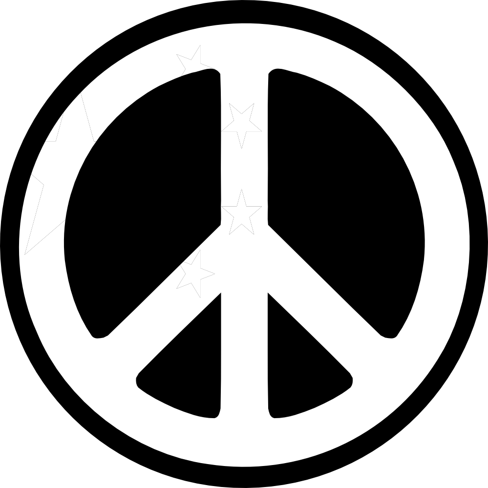 China Flag Peace Symbol Black White Line Art Tattoo Tatoo ...