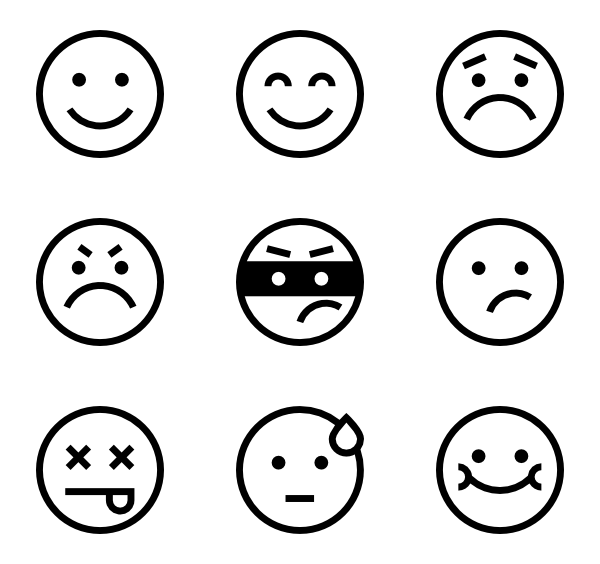 Smiley Icons - 1,833 free vector icons