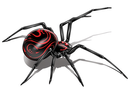 20+ Black Widow Tattoo Designs