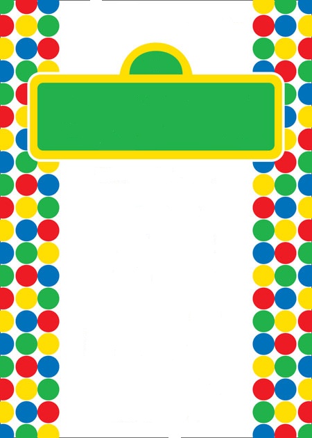 Sesame Street Sign Template - ClipArt Best