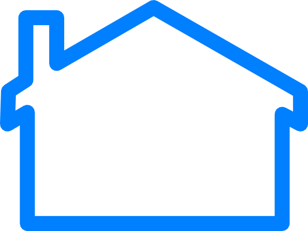 House Outline Clipart - Tumundografico