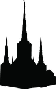 Las vegas lds temple clipart