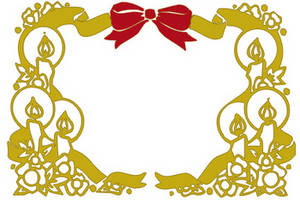 Christmas gift border clipart