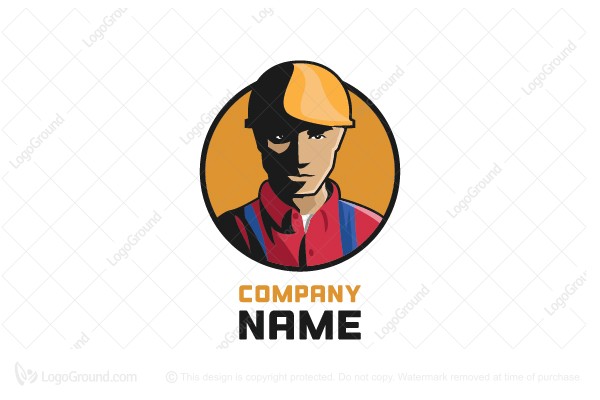 Construction Worker Logo