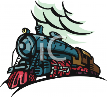 Steam Train Engine Clip Art - Free Clipart Images
